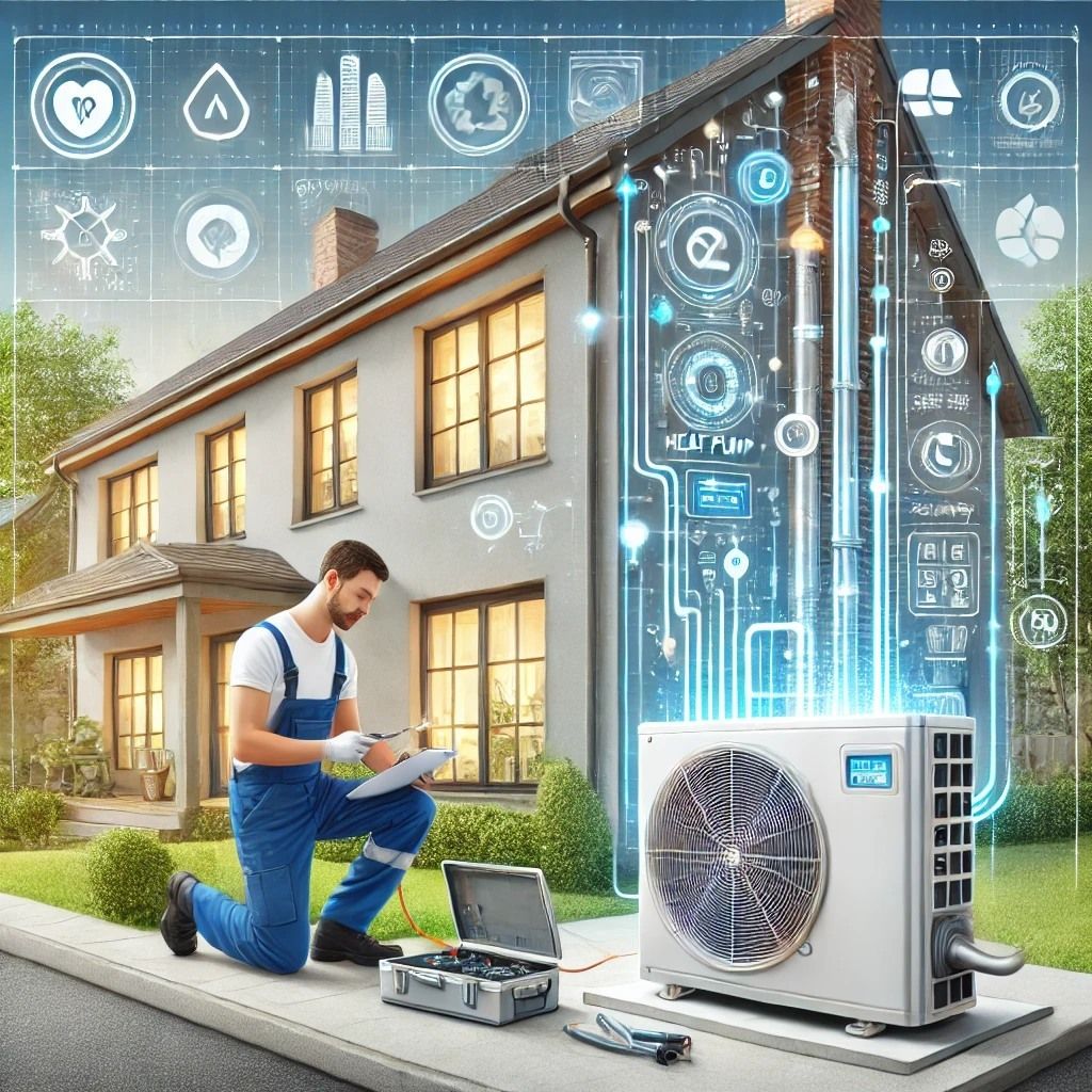 High efficiency heat pump installation High efficiency heat pump installation