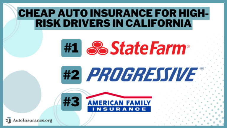 Cheap Auto Insurance for High-Risk Drivers in California in 2026 ...