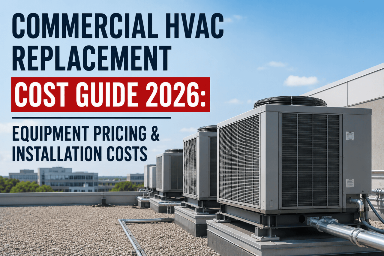Commercial HVAC Replacement Cost Guide 2026: Equipment Pricing ...