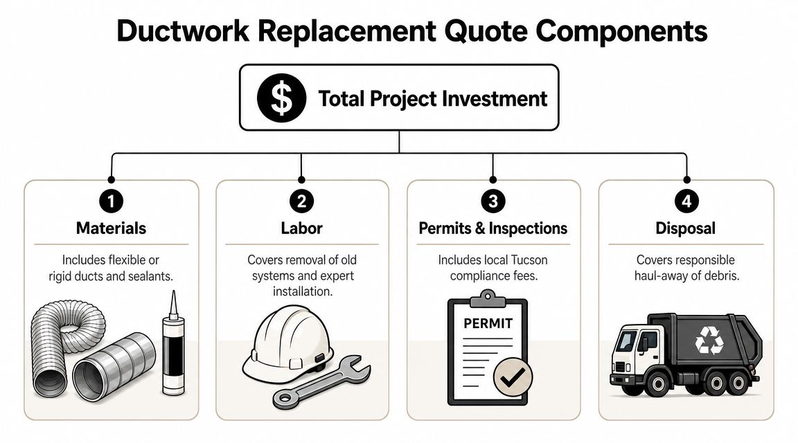 Tucson Ductwork Replacement Cost Guide