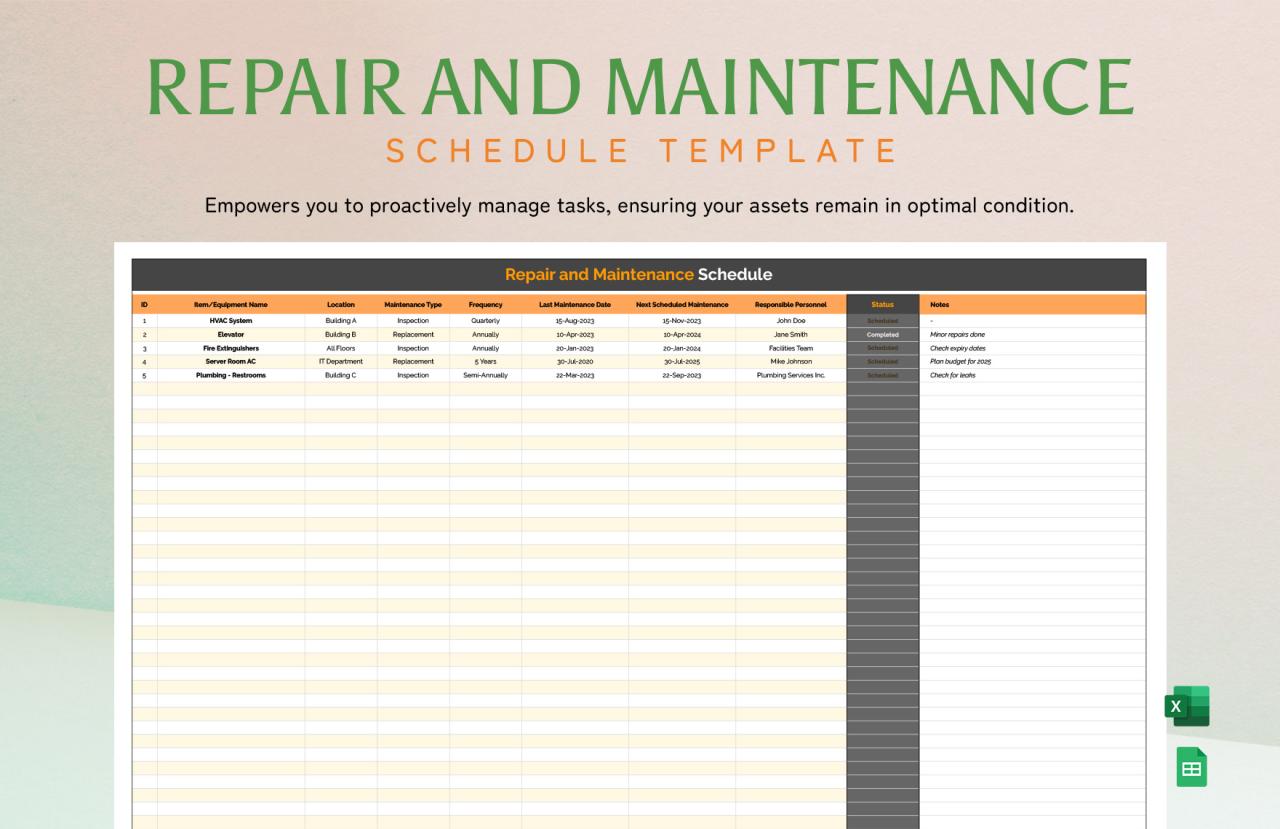 Auto Repair Contract Template - Atrebat